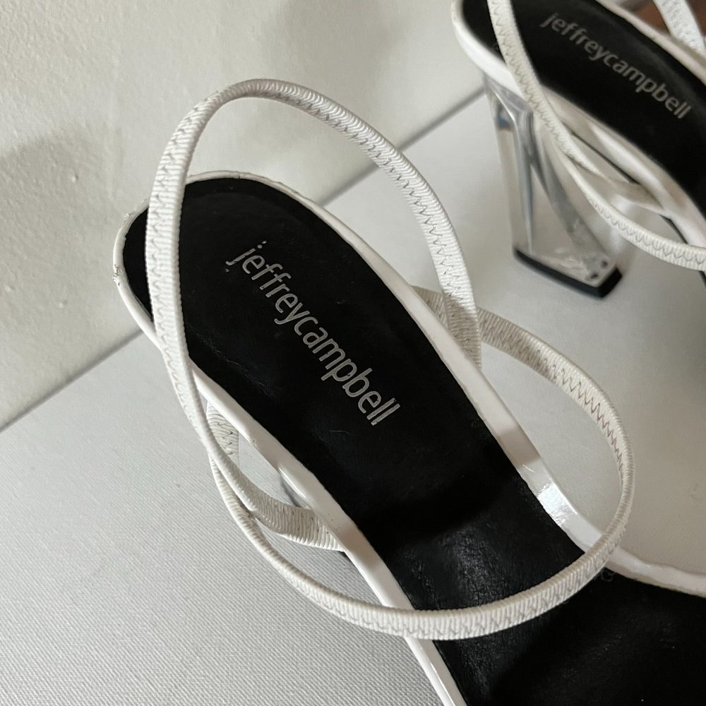 Jeffrey Campbell | Carine Sandal in White | Size 9.5 - Picture 6 of 12